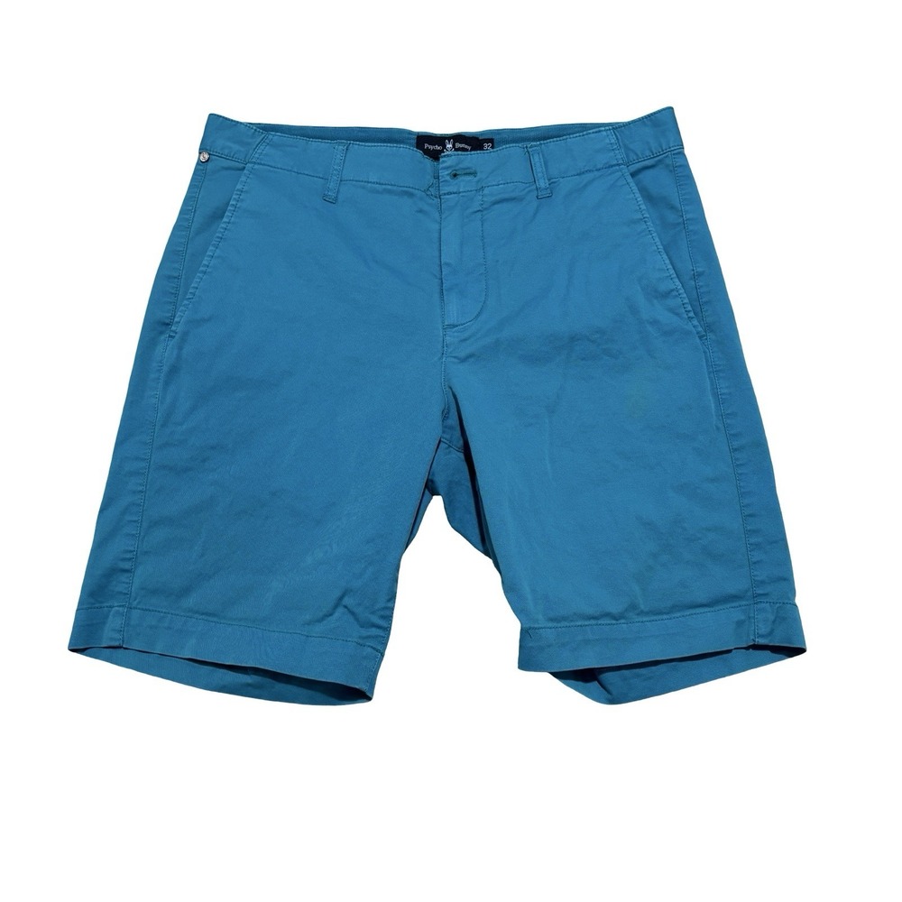 Psycho Bunny Men's Blue Chino Shorts *Flawed* Size 32 x 8